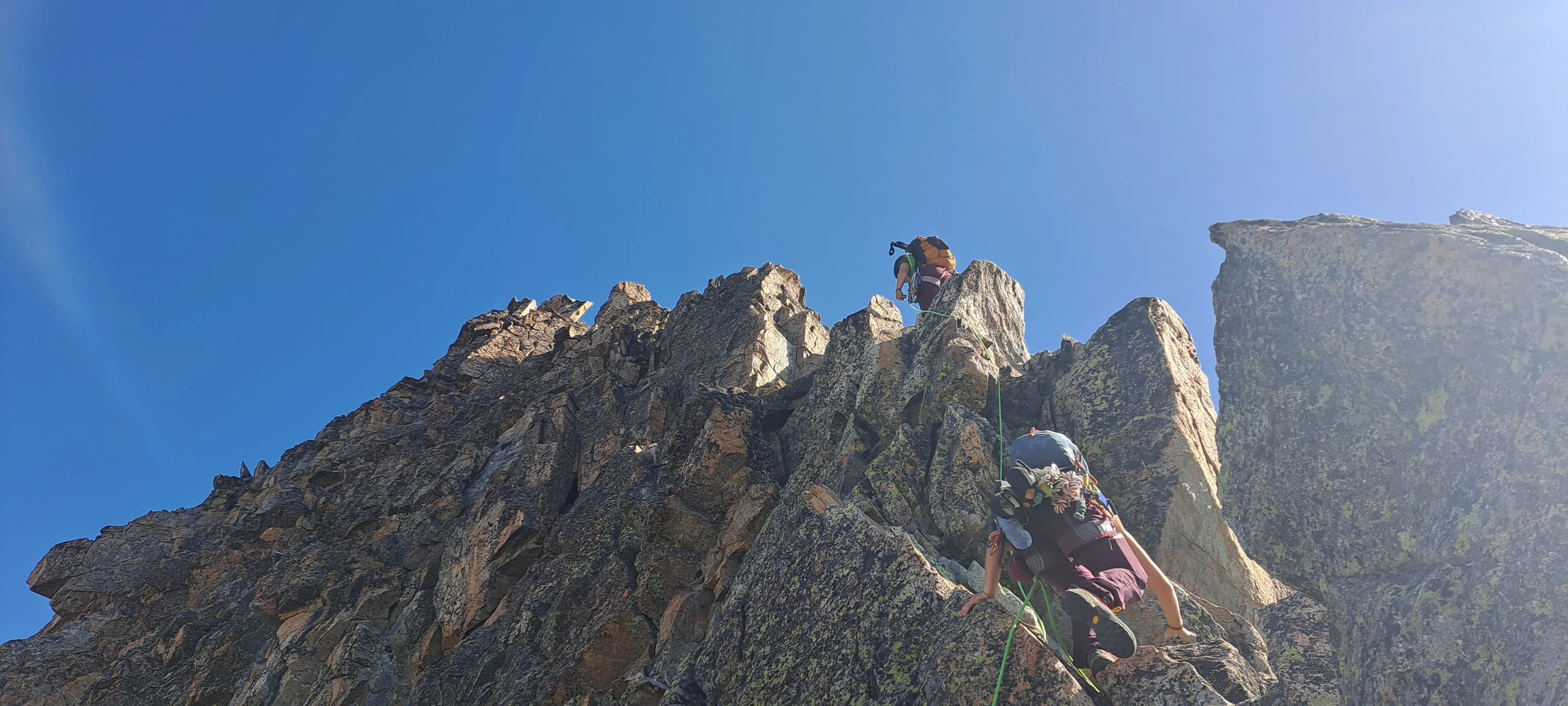 Cresta de montaña